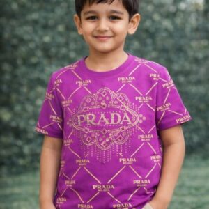 প্রাডা টি-শার্ট — গোলাপি